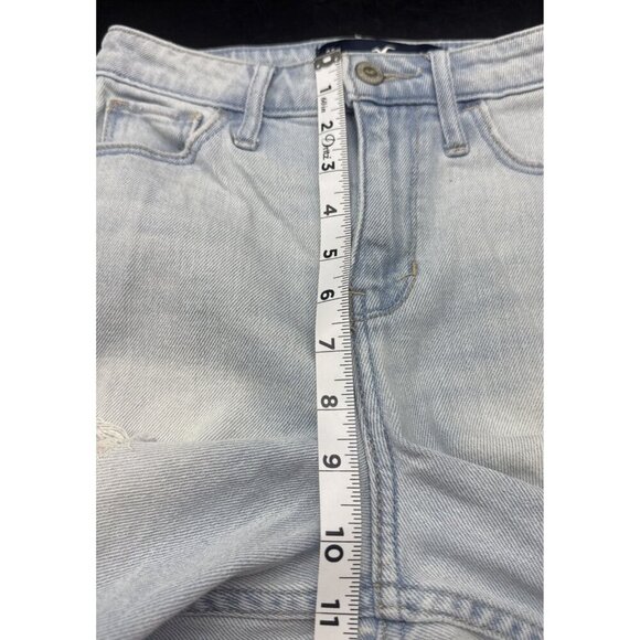 Hollister Ultra High Rise Mom Denim Jeans Vintage Stretch Distressed 24w X 27L - Picture 10 of 11
